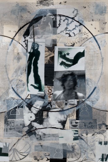 Mischtechnik auf Papier