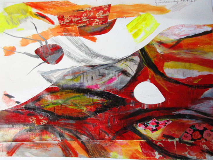 Acryl auf Papier / 2022